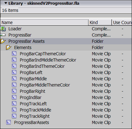 The Library with ProgressBar assets