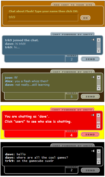 uMiniChat Themes